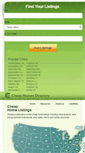 Mobile Screenshot of cheaphomesdirectory.com